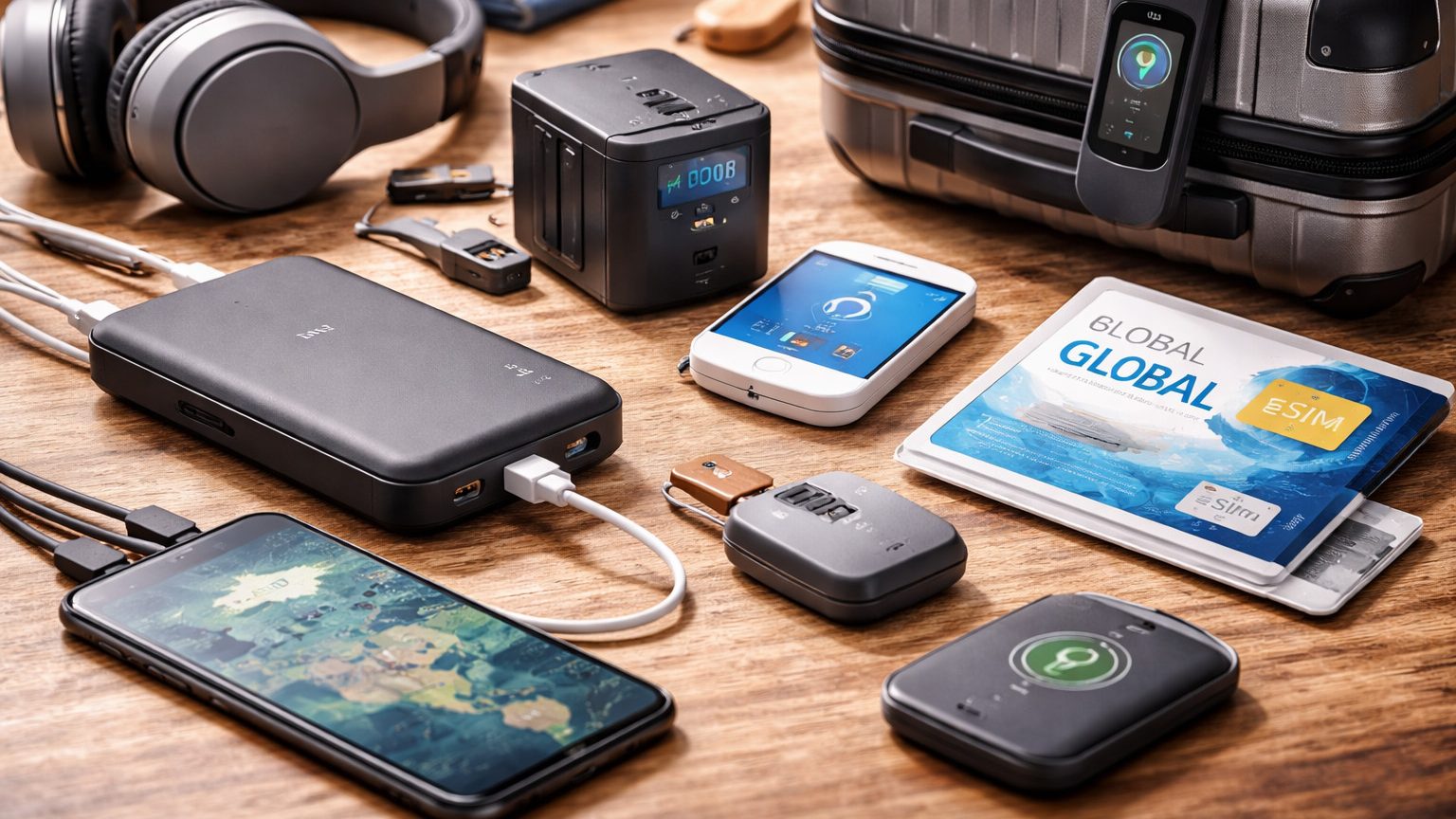 Гаджеты пауэрбанки, трекеры, метки, адаптеры, eSIM решения