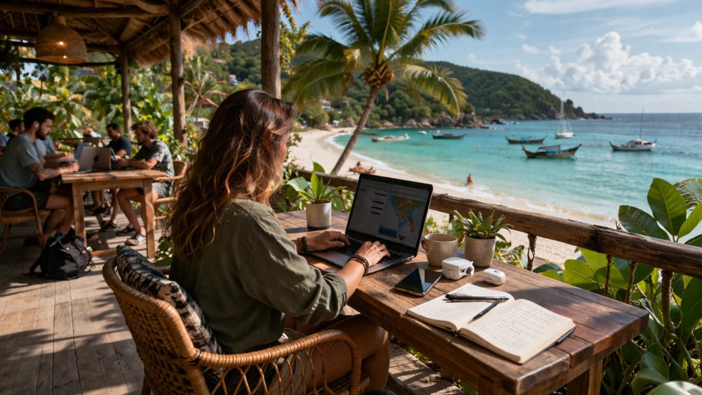 Гибрид «работа + путешествия» и рост digital nomads