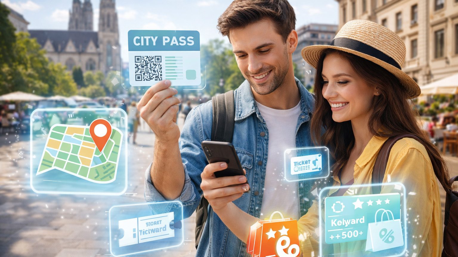 Городские карты, city pass, приложения лояльности