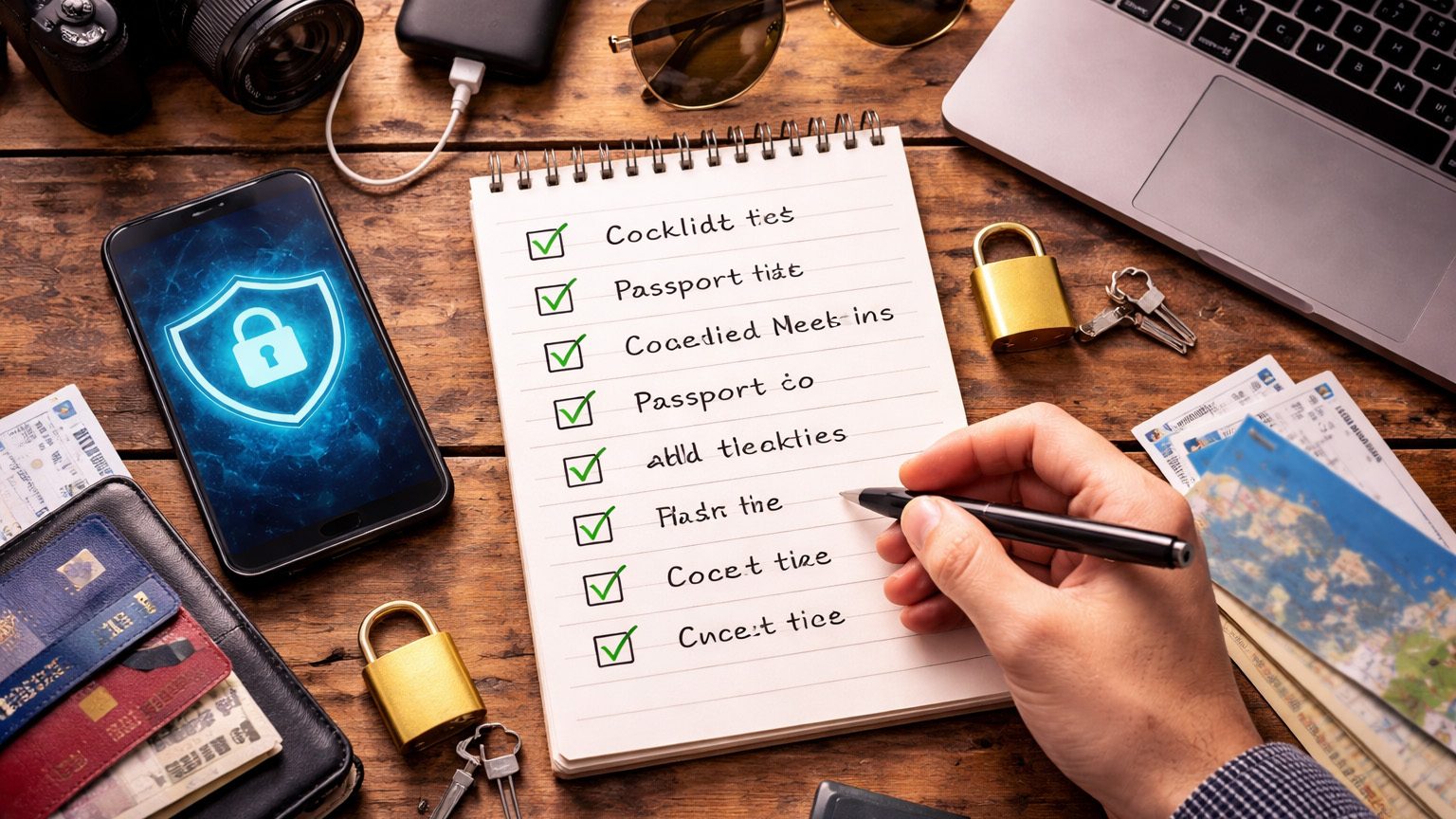 Мини чек лист цифровой гигиены перед поездкой