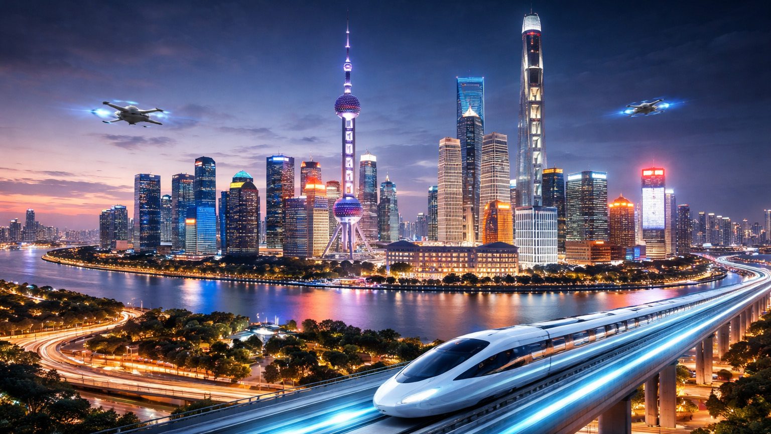 Шанхай скорость развития как главный фактор футуризма